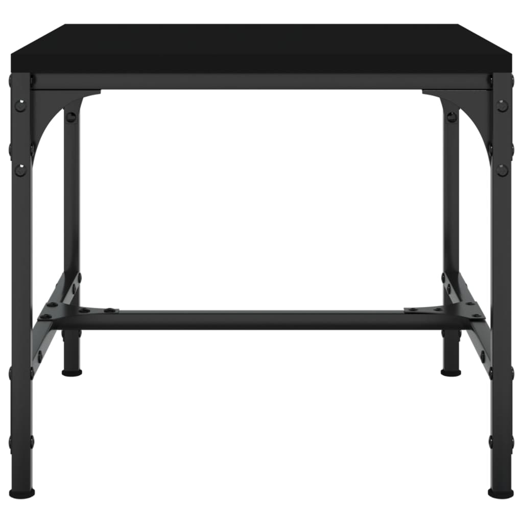 Couchtisch Schwarz 50x50x35 cm Holzwerkstoff
