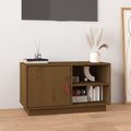TV-Schrank Honigbraun 70x34x40 cm Massivholz Kiefer
