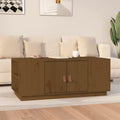 Couchtisch Honigbraun 100x50x41 cm Massivholz Kiefer