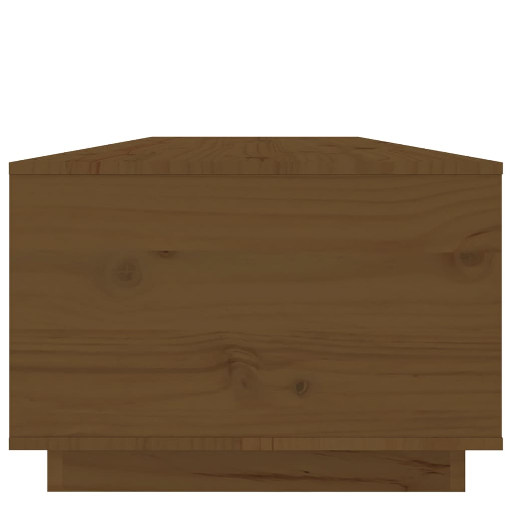 Couchtisch Honigbraun 100x50x35 cm Massivholz Kiefer
