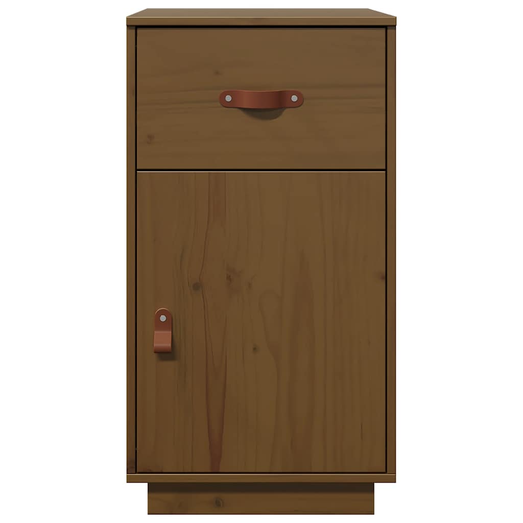 Schreibtisch-Schrank Honigbraun 40x50x75 cm Massivholz Kiefer