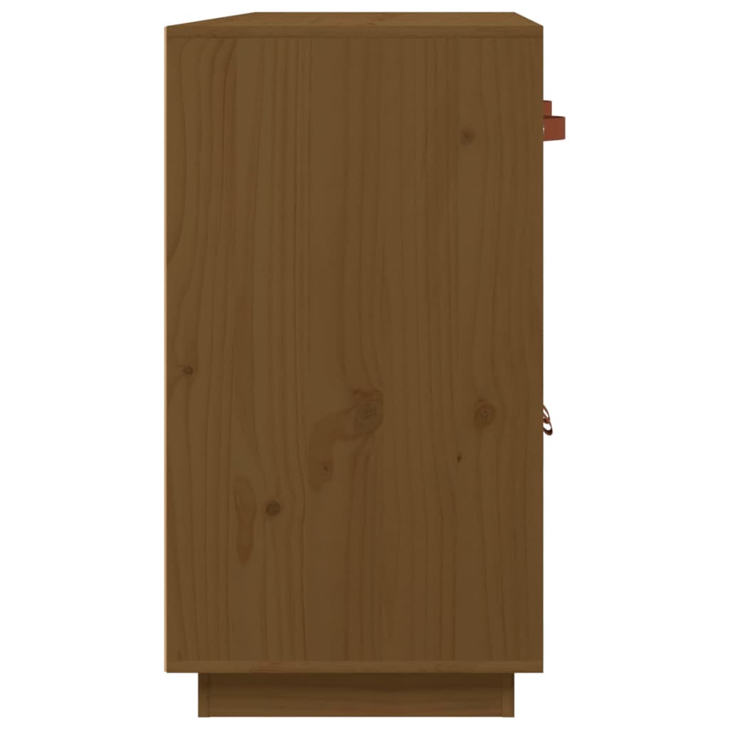 Sideboard Honigbraun 98,5x40x75 cm Massivholz Kiefer