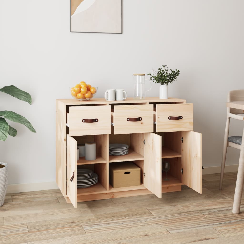 Sideboard 100x40x75 cm Massivholz Kiefer