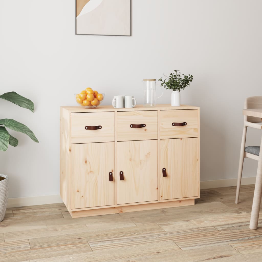 Sideboard 100x40x75 cm Massivholz Kiefer