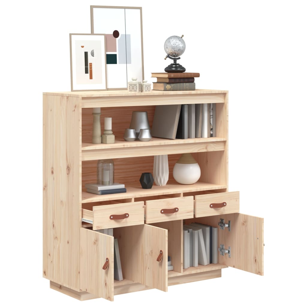 Highboard 100x40x108,5 cm Massivholz Kiefer
