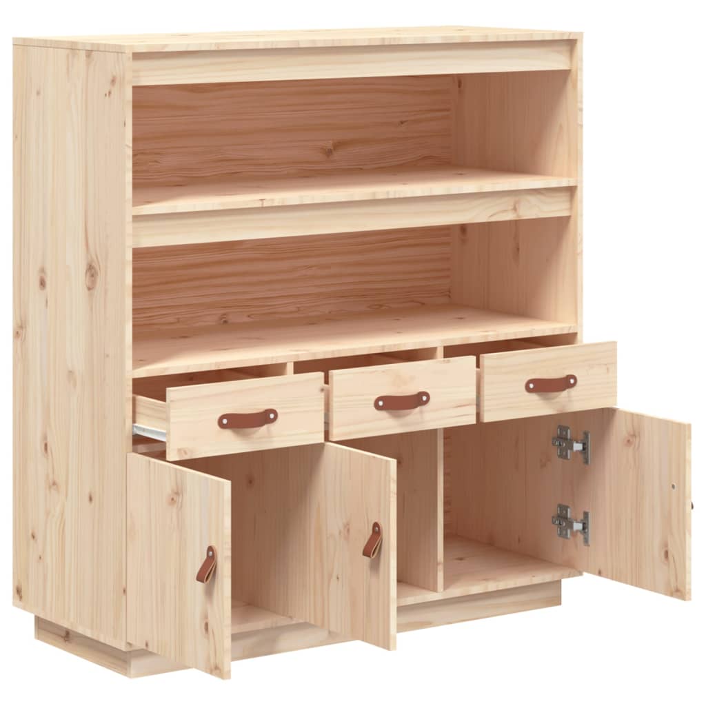 Highboard 100x40x108,5 cm Massivholz Kiefer