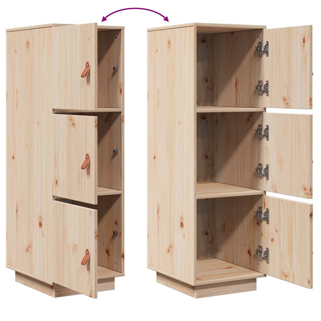 Highboard 34x40x108,5 cm Massivholz Kiefer