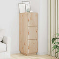 Highboard 34x40x108,5 cm Massivholz Kiefer