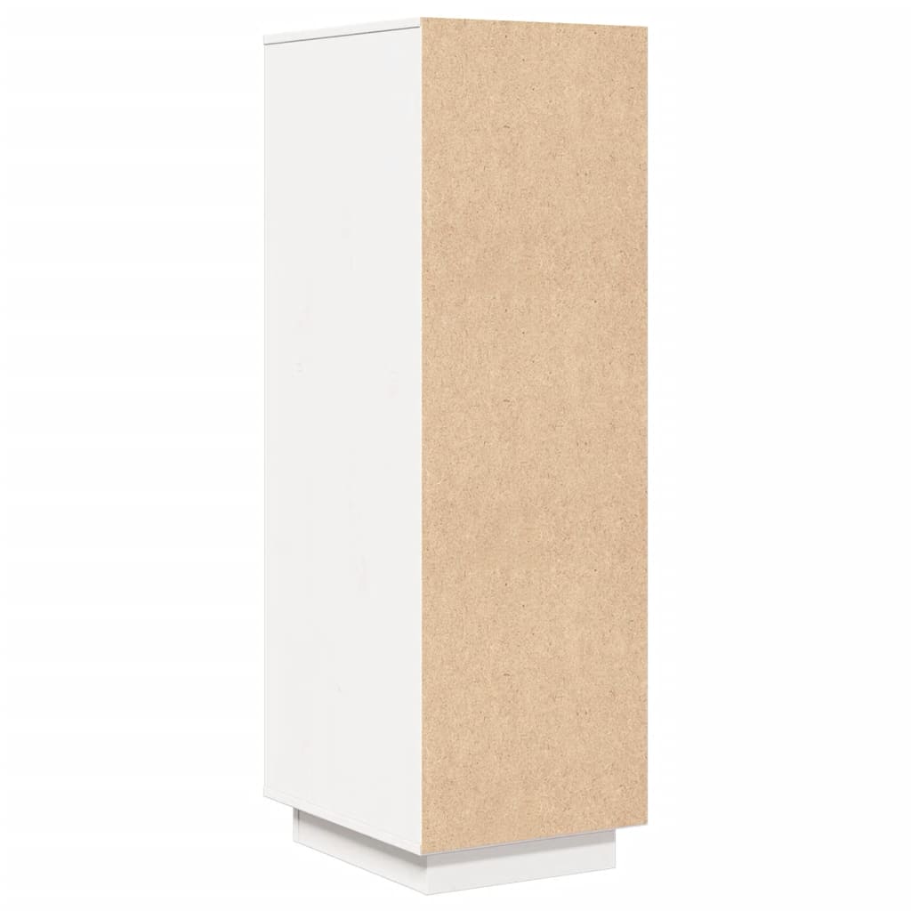 Highboard Weiß 34x40x108,5 cm Massivholz Kiefer
