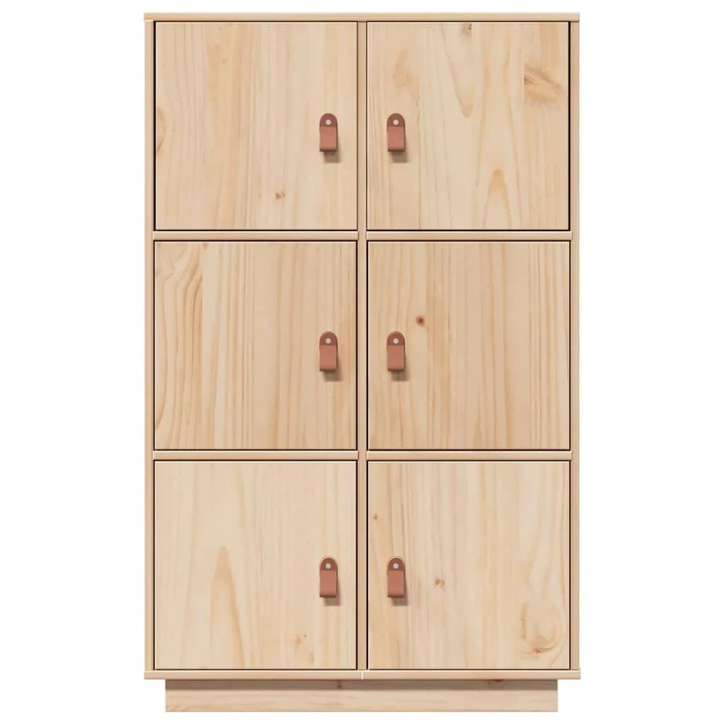Highboard 67x40x108,5 cm Massivholz Kiefer