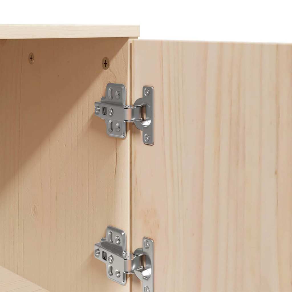 Highboard 67x40x108,5 cm Massivholz Kiefer