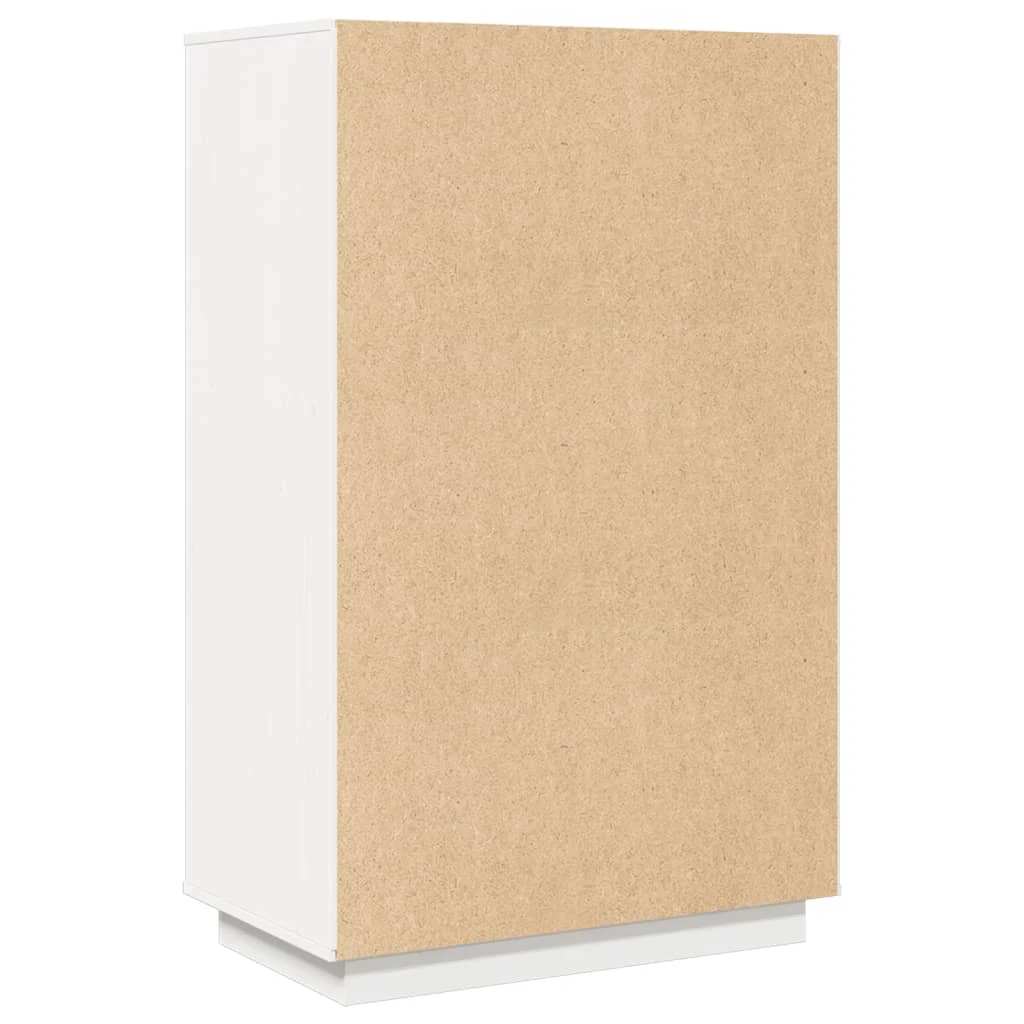 Highboard Weiß 67x40x108,5 cm Massivholz Kiefer