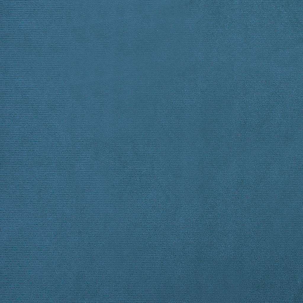 Hundebett Blau 70x45x30 cm Samt