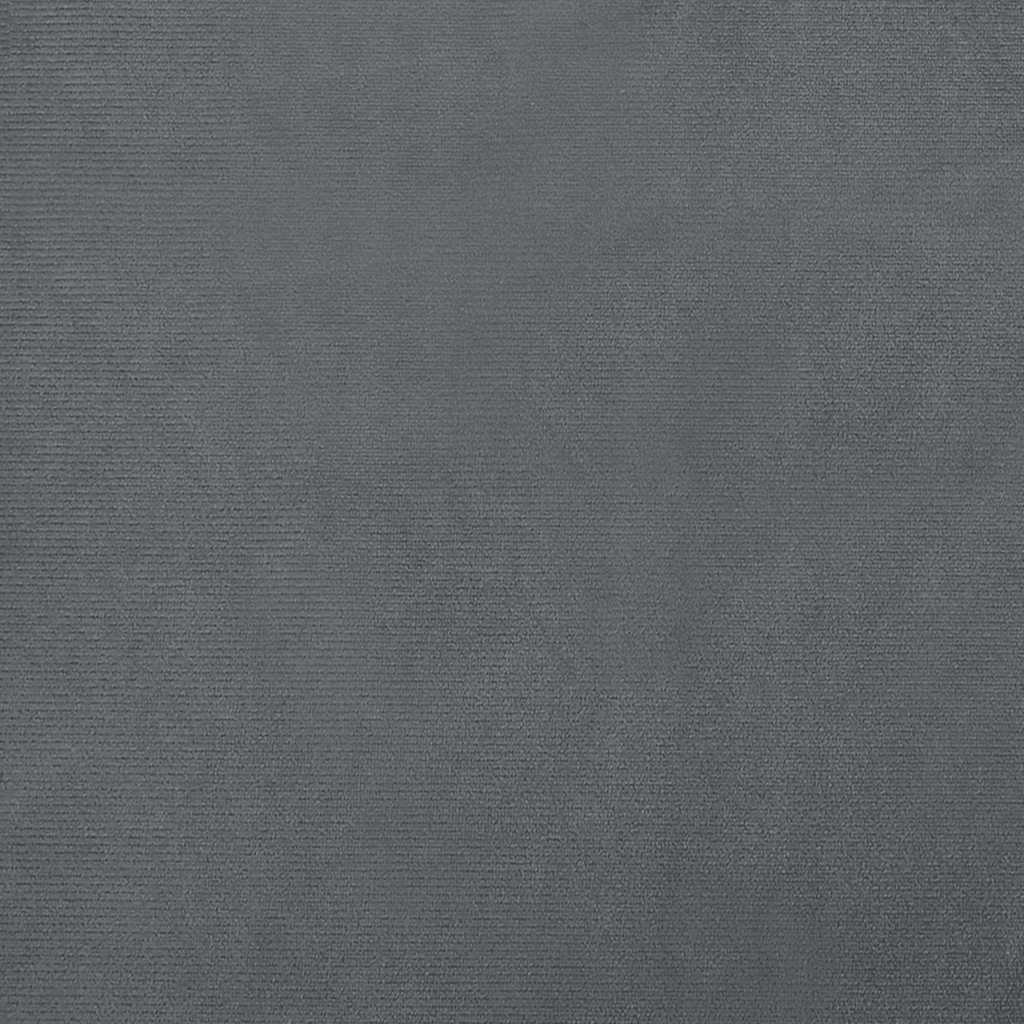 Hundebett Dunkelgrau 50x40x26,5 cm Samt