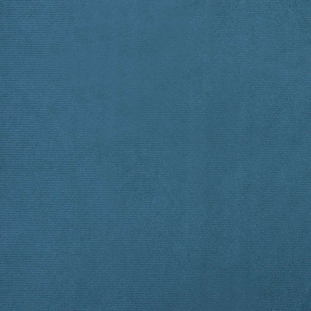 Hundebett Blau 100x54x33 cm Samt