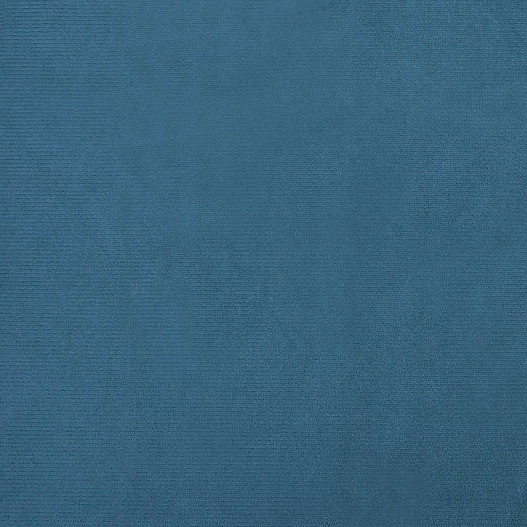 Hundebett Blau 70x48x22 cm Samt