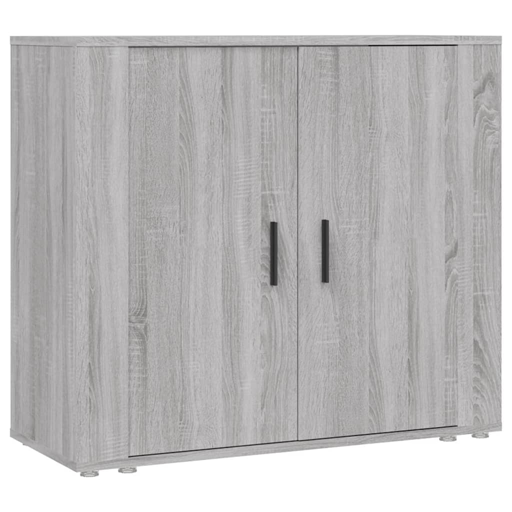 Sideboard Grau Sonoma 80x33x70 cm Holzwerkstoff