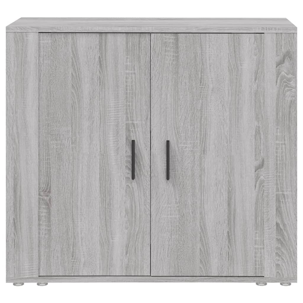 Sideboard Grau Sonoma 80x33x70 cm Holzwerkstoff