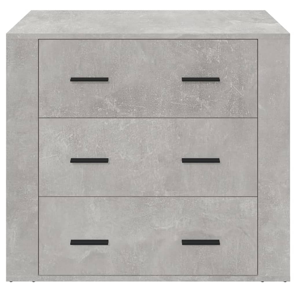 Sideboard Betongrau 80x33x70 cm Holzwerkstoff