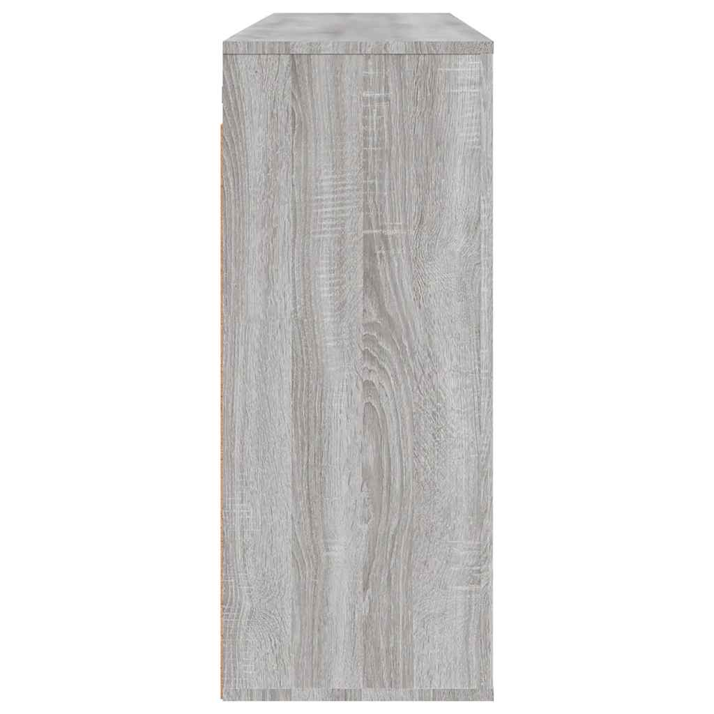 Wandschrank Grau Sonoma 80x33x80 cm Holzwerkstoff