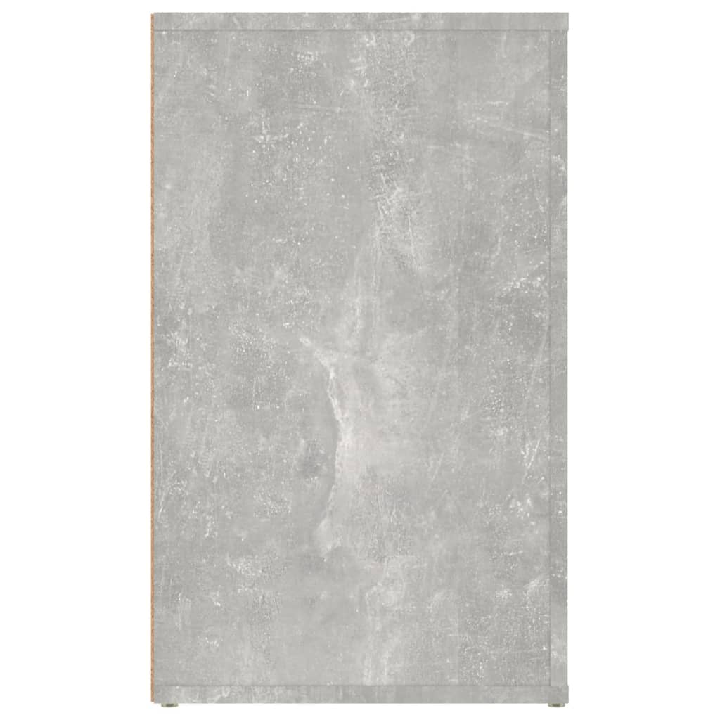 Nachttisch Betongrau 50x36x60 cm Holzwerkstoff
