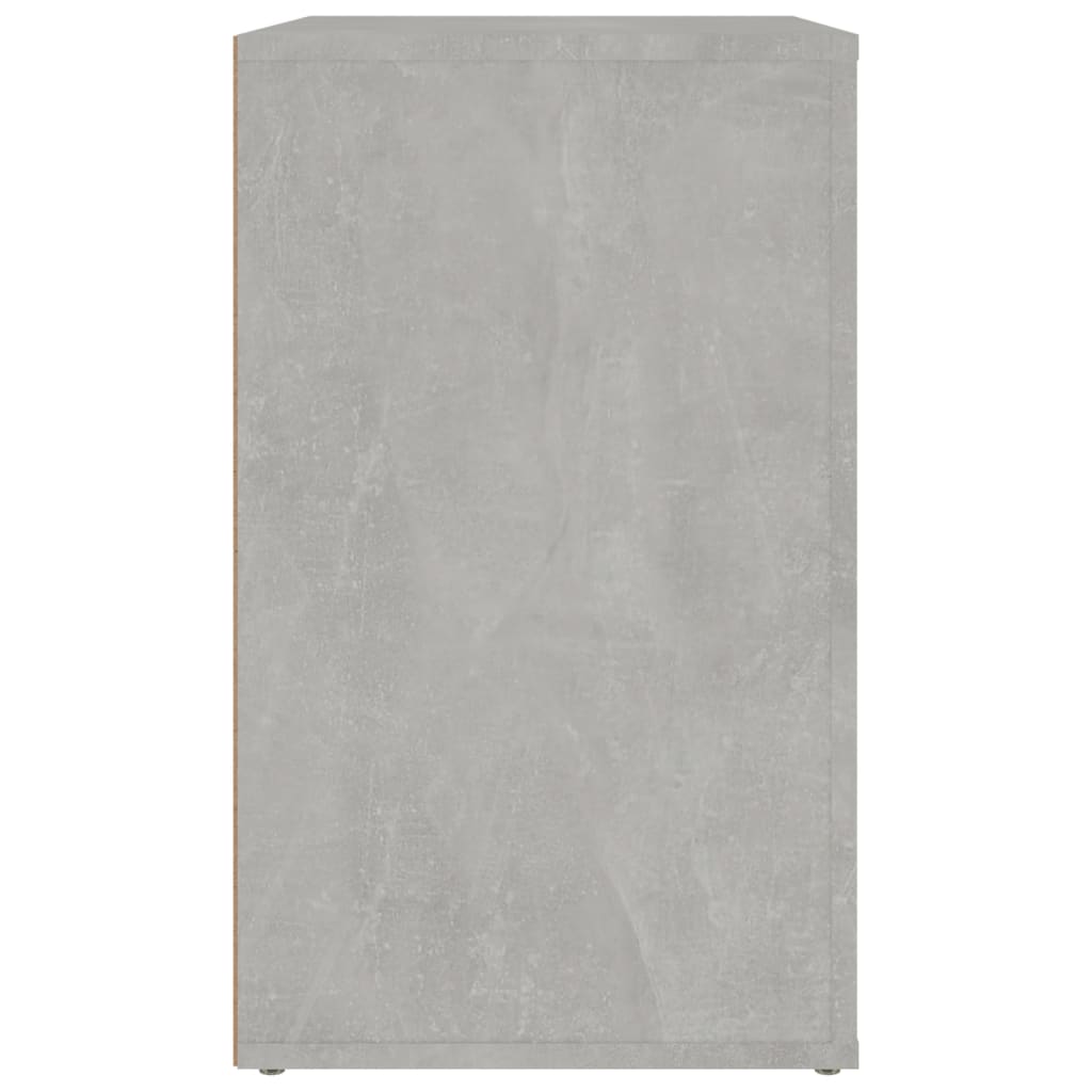 Nachttisch Betongrau 50x36x60 cm Holzwerkstoff