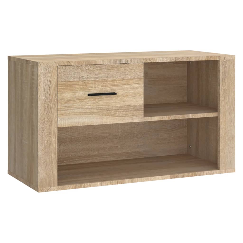 Schuhschrank Sonoma-Eiche 80x35x45 cm Holzwerkstoff