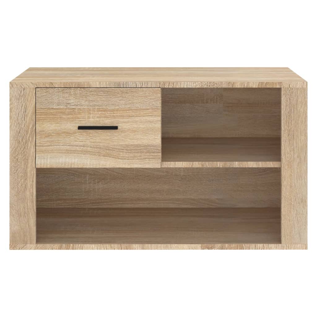 Schuhschrank Sonoma-Eiche 80x35x45 cm Holzwerkstoff