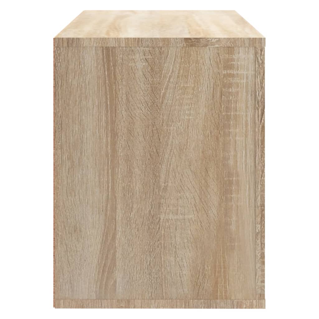 Schuhschrank Sonoma-Eiche 80x35x45 cm Holzwerkstoff
