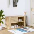 Schuhschrank Sonoma-Eiche 80x35x45 cm Holzwerkstoff