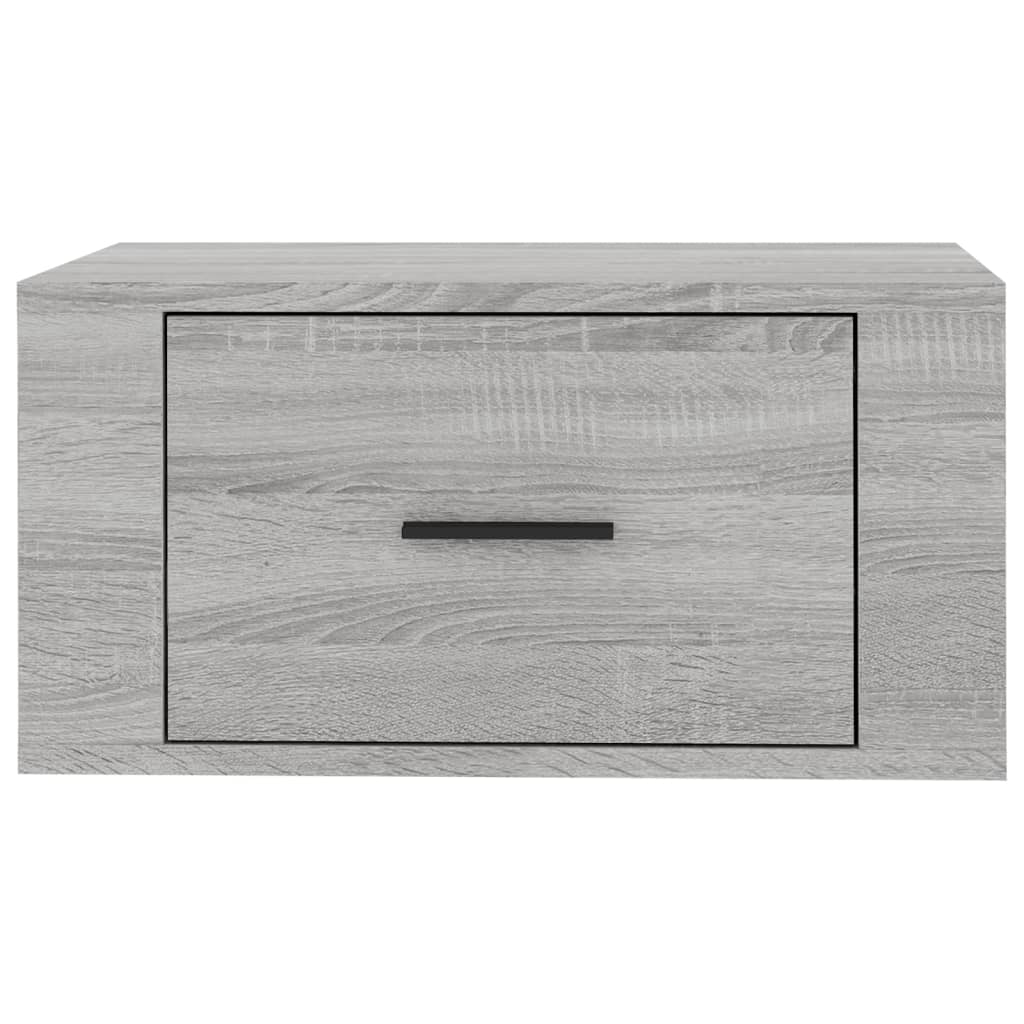 Wand-Nachttisch Grau Sonoma 50x36x25 cm