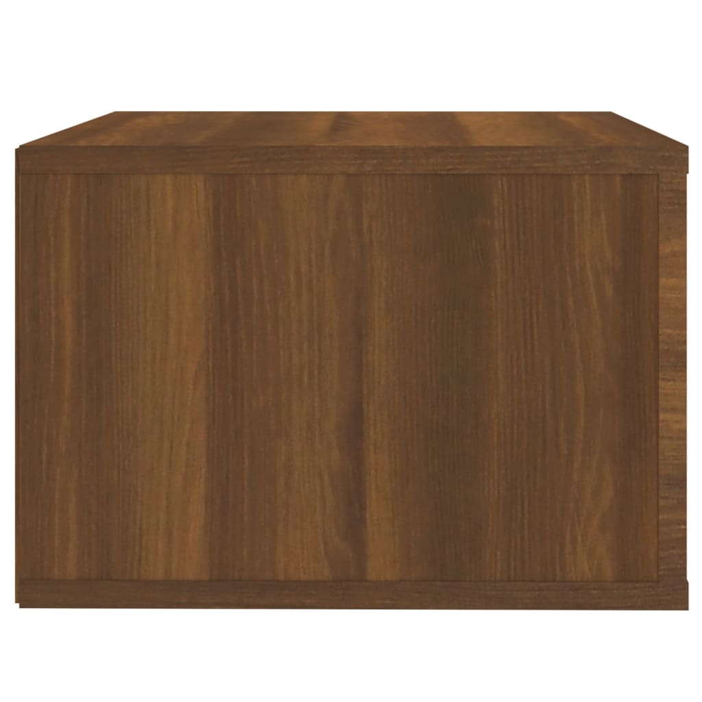 Wand-Nachttische 2 Stk. Braun Eichen-Optik 50x36x25 cm
