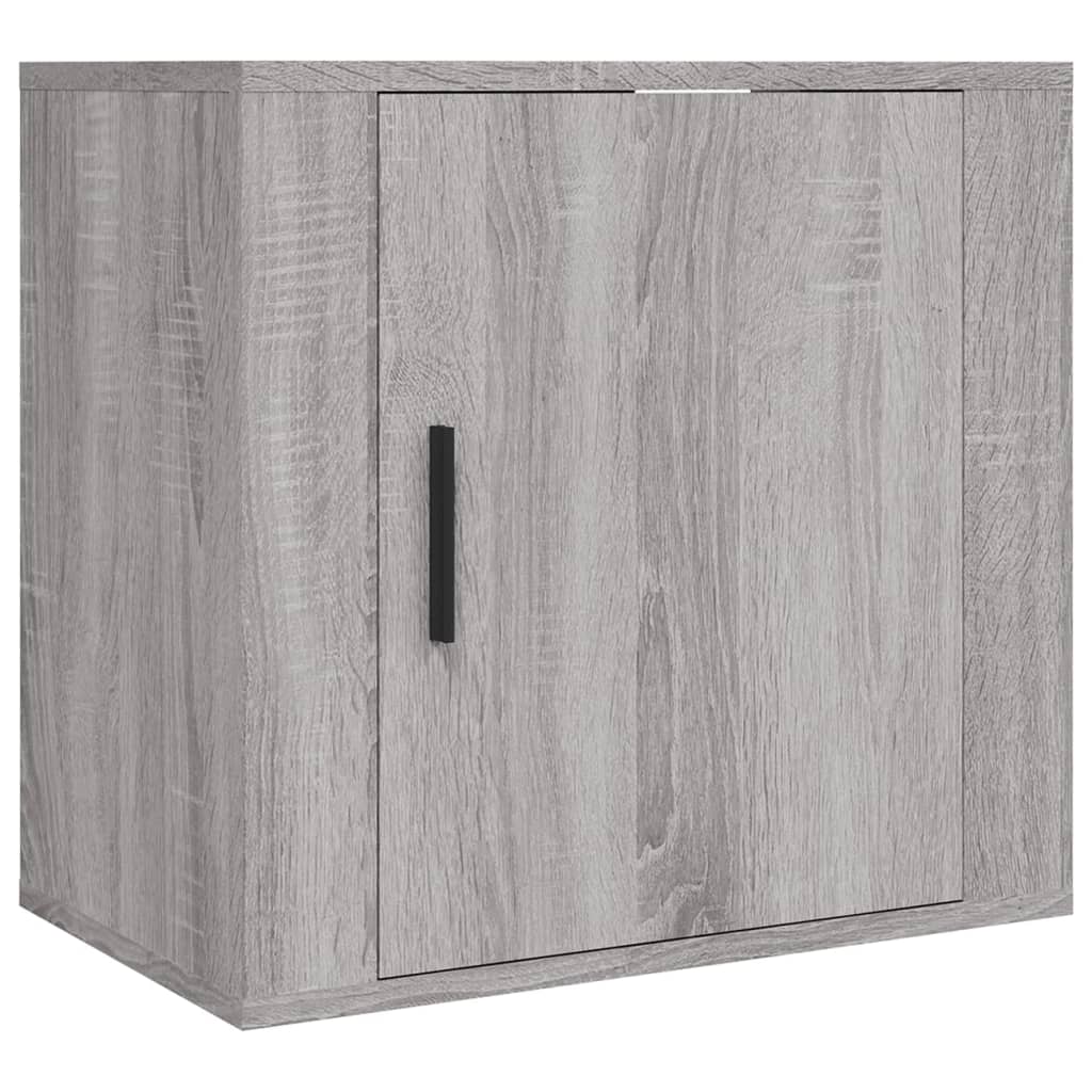 Wand-Nachttisch Grau Sonoma 50x30x47 cm