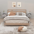 Wand-Nachttische 2 Stk. Grau Sonoma 50x36x40 cm