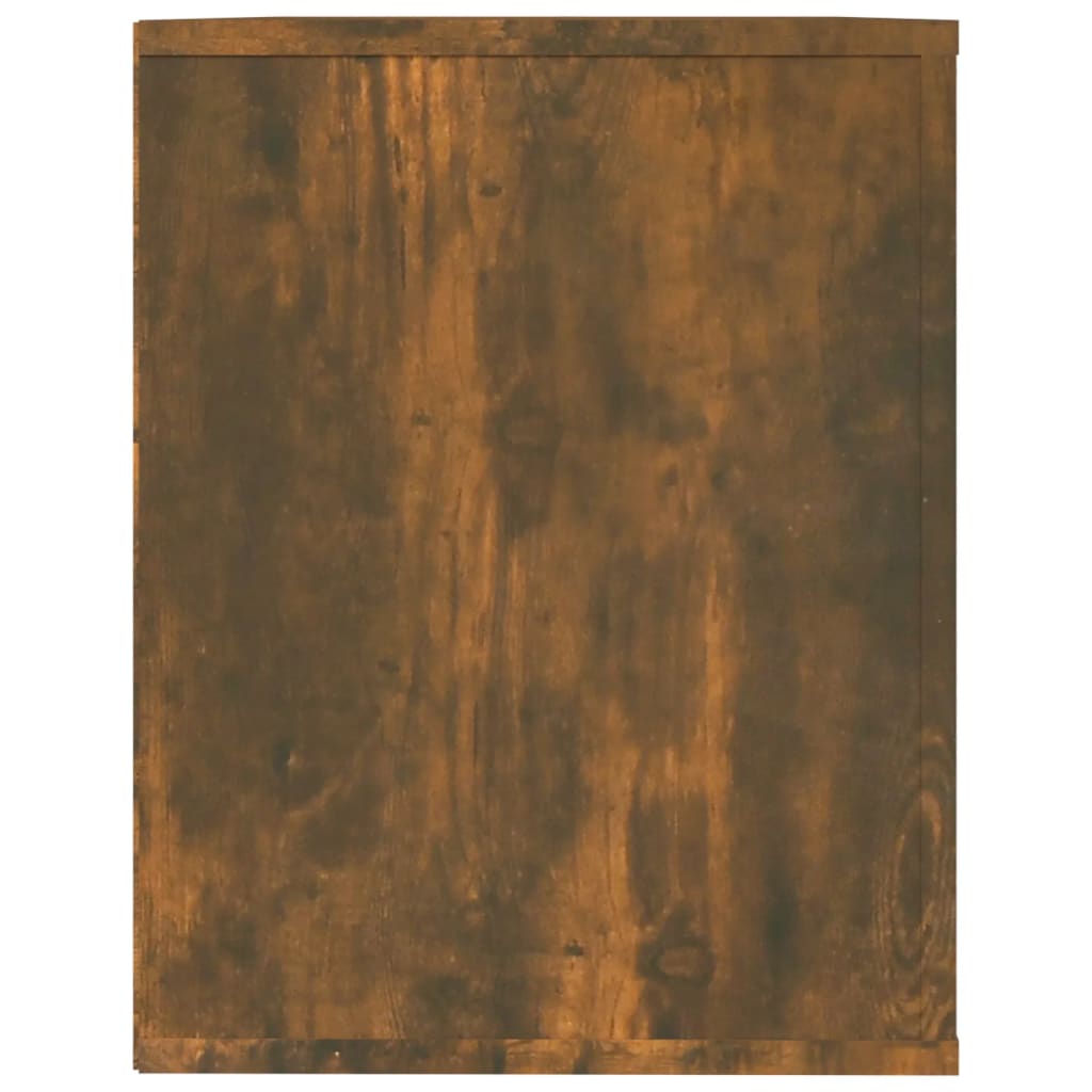 Schuhregal Räuchereiche 75x35x45 cm Holzwerkstoff