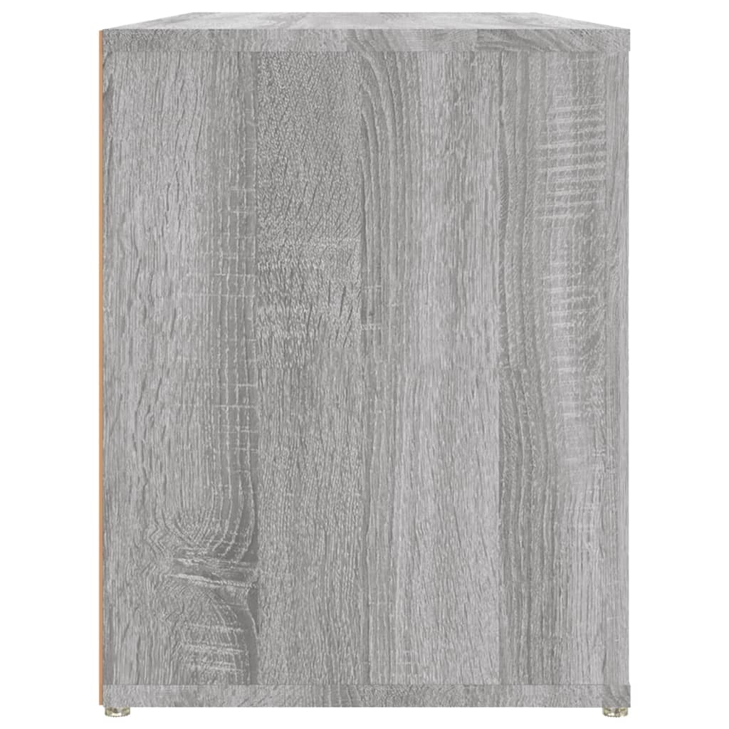 Schuhregal Grau Sonoma 100x35x45 cm Holzwerkstoff