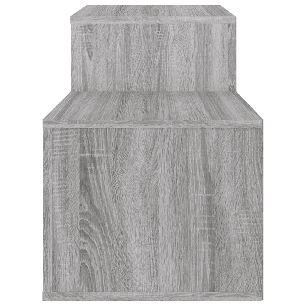 Schuhschrank Grau Sonoma 150x35x45 cm Holzwerkstoff