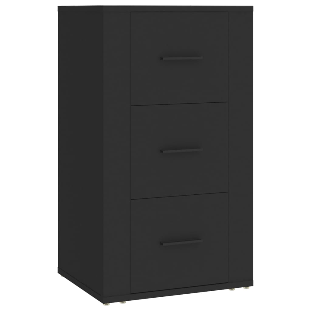 Sideboard Schwarz 40x33x70 cm Holzwerkstoff