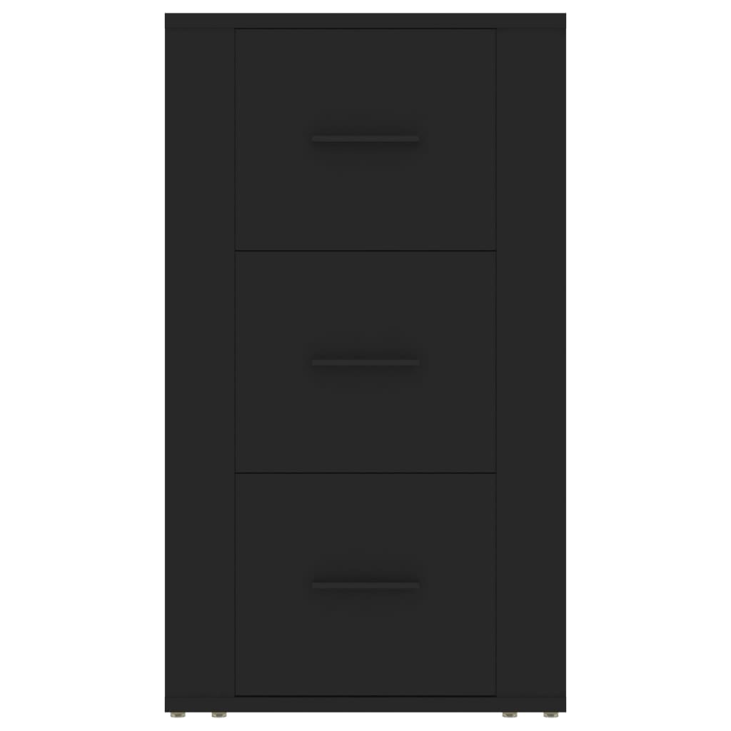 Sideboard Schwarz 40x33x70 cm Holzwerkstoff