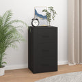 Sideboard Schwarz 40x33x70 cm Holzwerkstoff