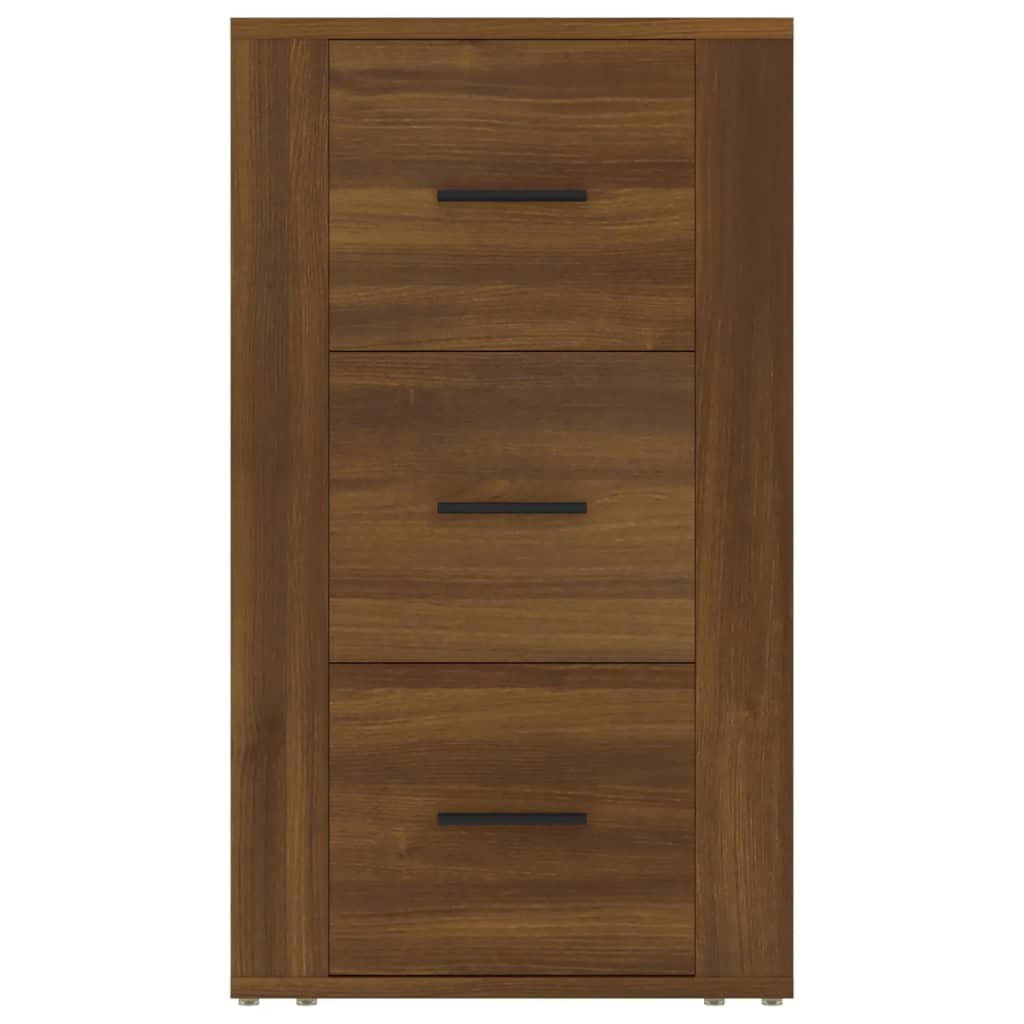 Sideboard Braun Eichen-Optik 40x33x70 cm Holzwerkstoff