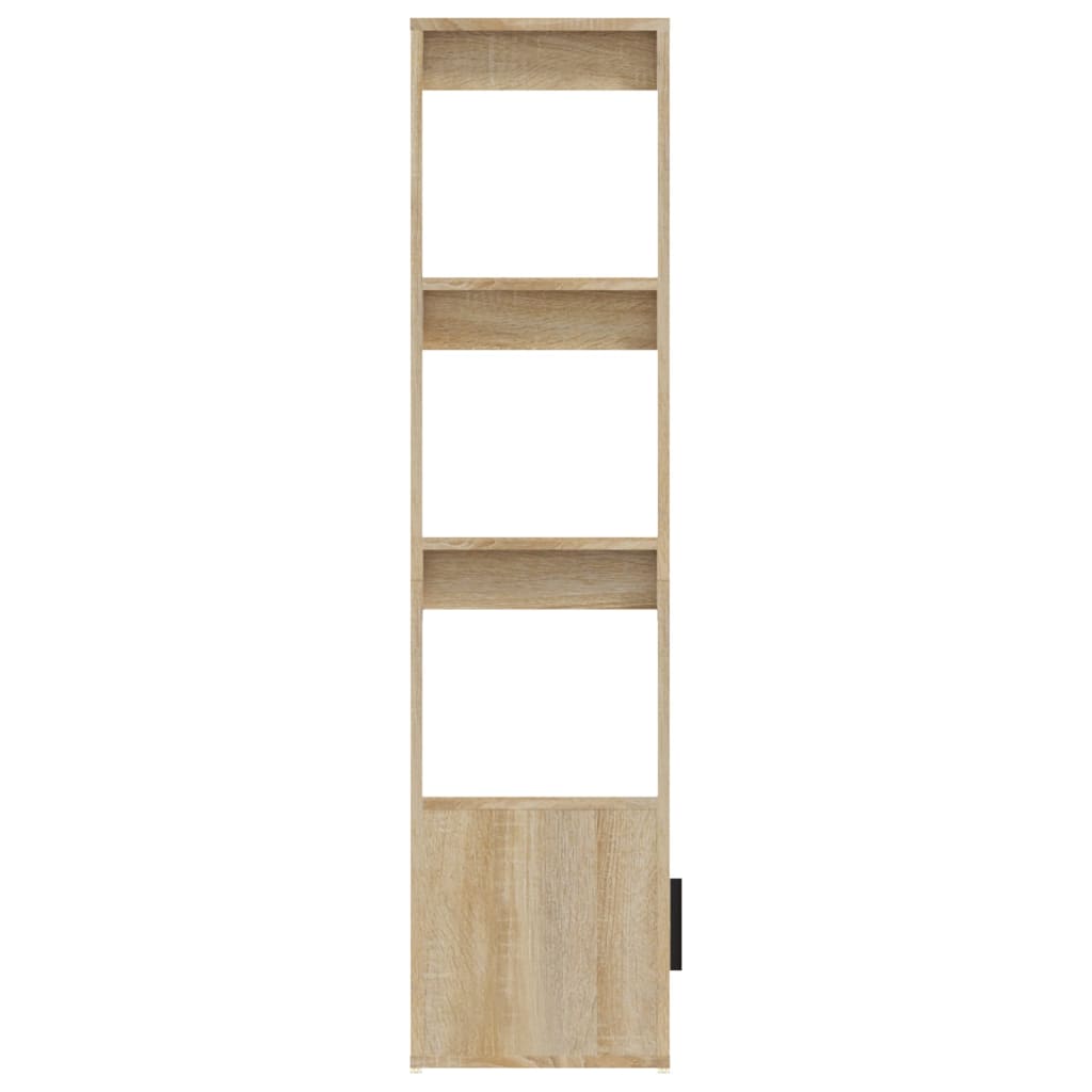 Sideboard Sonoma-Eiche 80x30x119,5 cm Holzwerkstoff