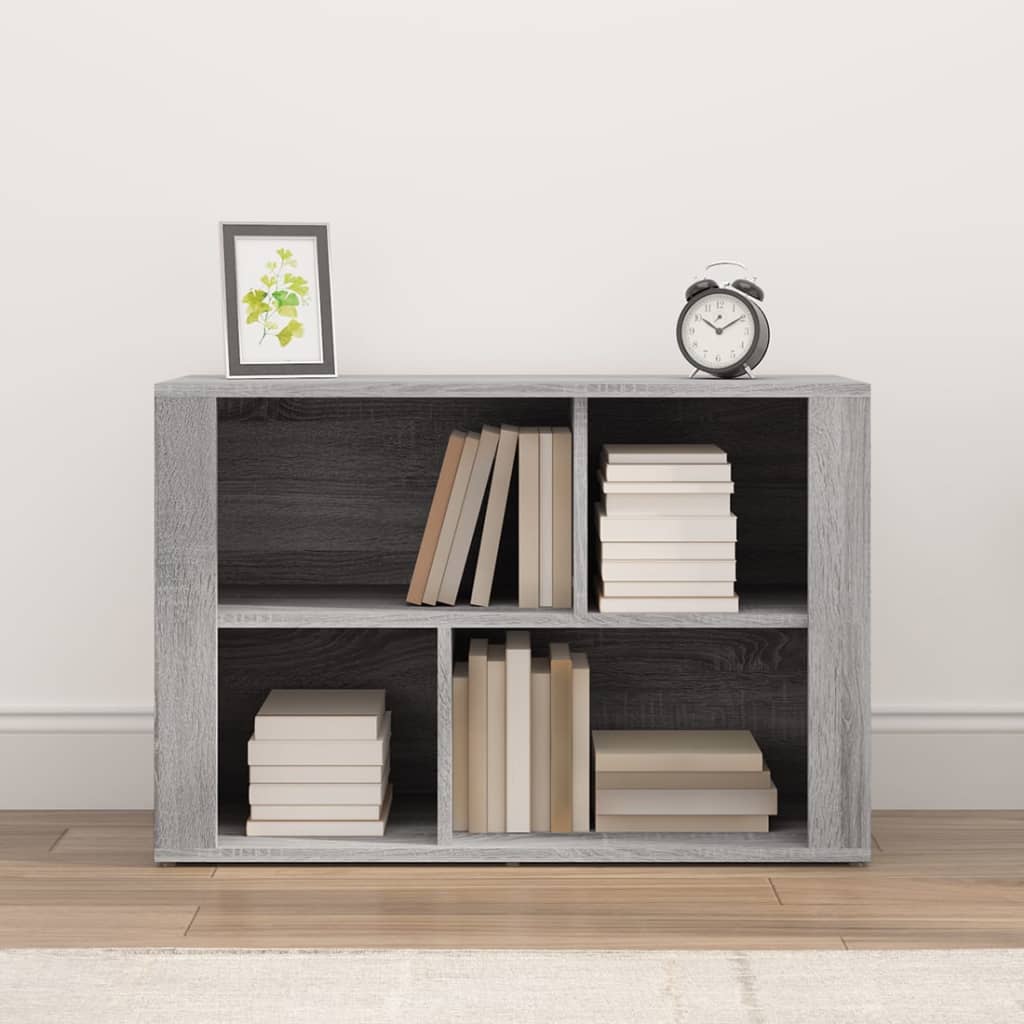 Sideboard Grau Sonoma 80x30x54 cm Holzwerkstoff