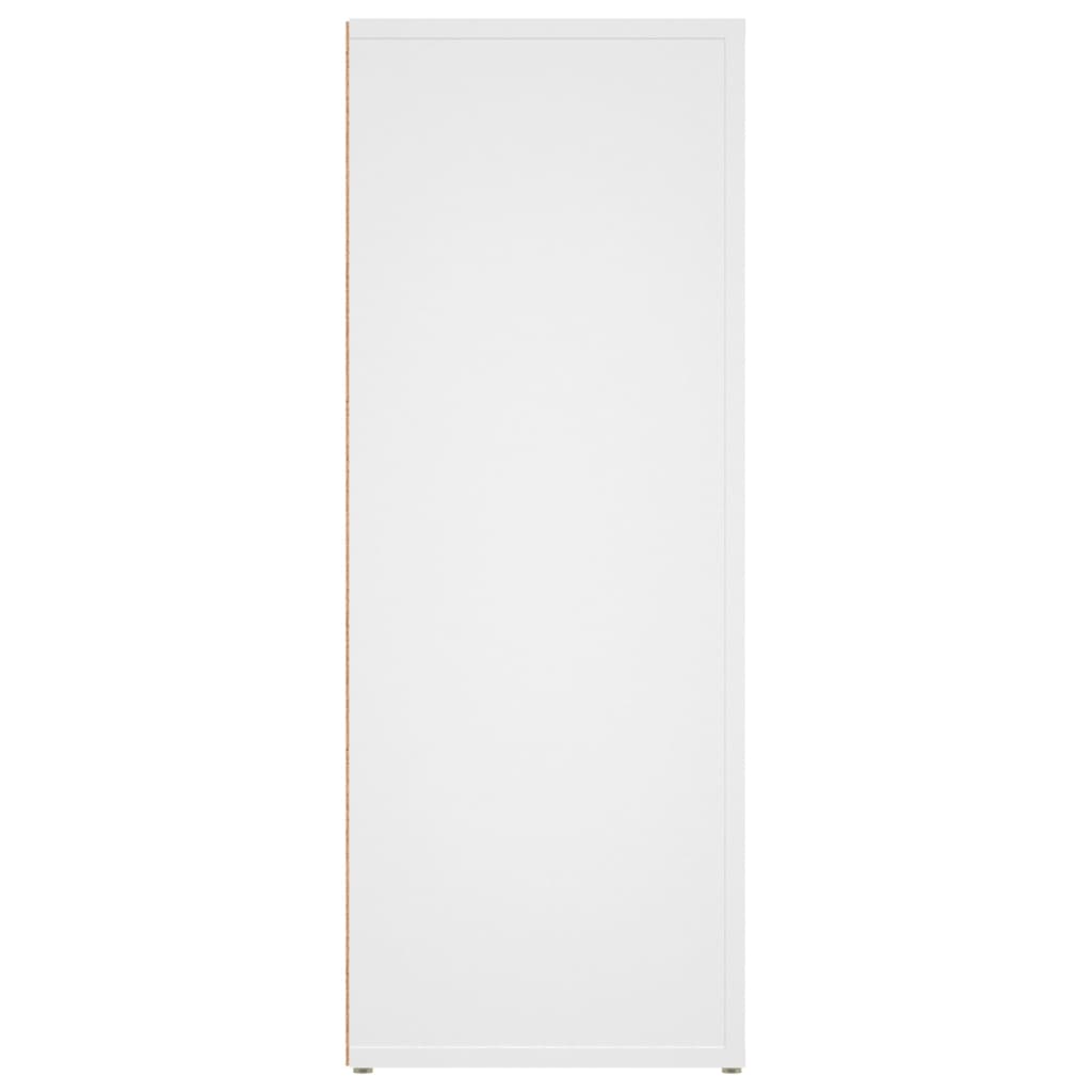 Sideboard Weiß 80x30x80 cm Holzwerkstoff