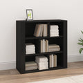 Sideboard Schwarz 80x30x80 cm Holzwerkstoff