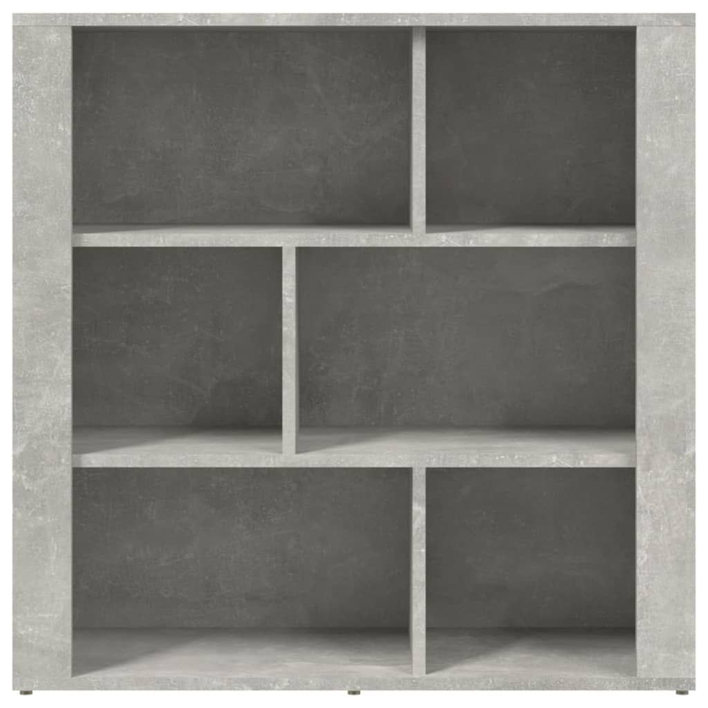 Sideboard Betongrau 80x30x80 cm Holzwerkstoff