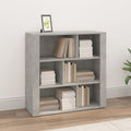 Sideboard Betongrau 80x30x80 cm Holzwerkstoff