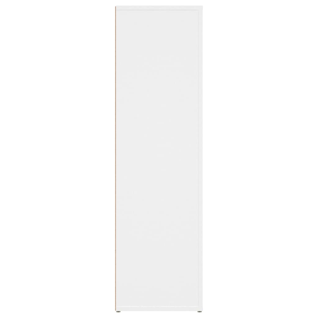 Sideboard Weiß 80x30x106 cm Holzwerkstoff