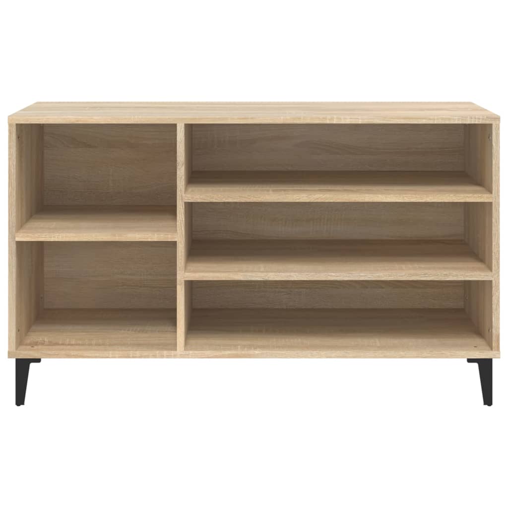 Schuhregal Sonoma-Eiche 102x36x60 cm Holzwerkstoff
