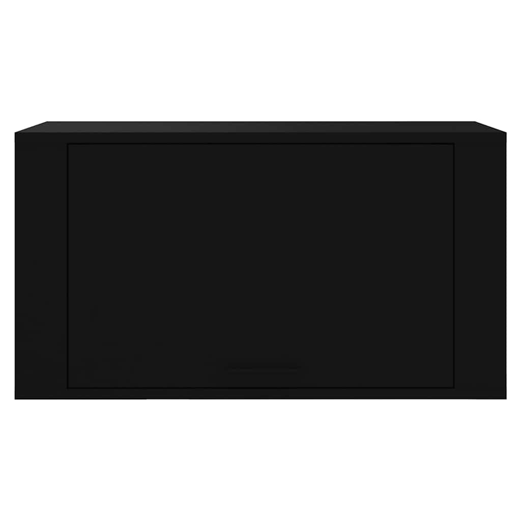 Wand-Schuhschrank Schwarz 70x35x38 cm Holzwerkstoff